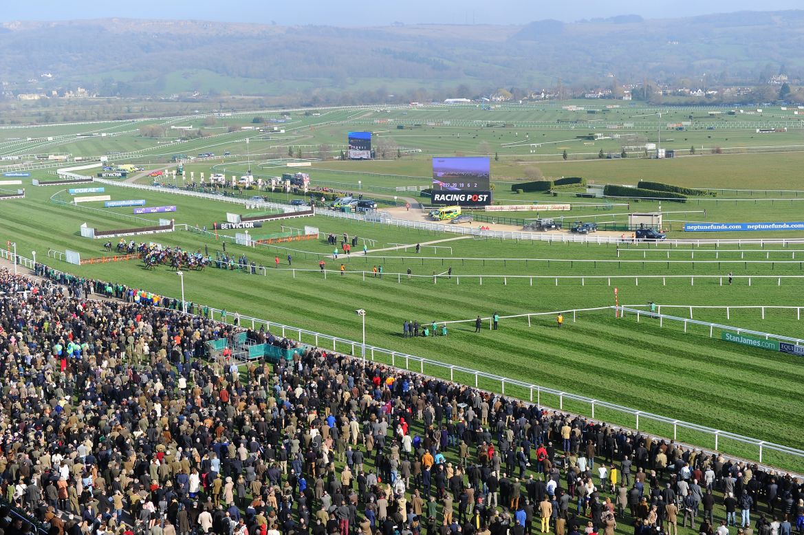 Cheltenham is a shrine to jump racing against the idyllic backdrop of the Cotswold hills. It hosts the prestigious Cheltenham Festival every March, the highlight of the world's jump racing calendar. 