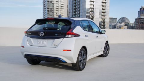 The Nissan Leaf Plus (or Nissan Leaf e+ outside of North America) looks similar to the base model Nissan Leaf.