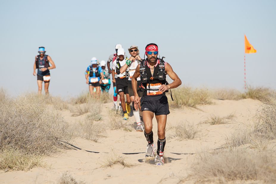 Runners raced across the desert for five days, with each of the four stages longer than a marathon.