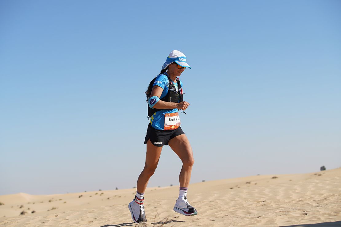 Magdalena Boulet from the US won the women's race -- one of only four women to complete the 270 kilometer edition of the inaugural ultramarathon.