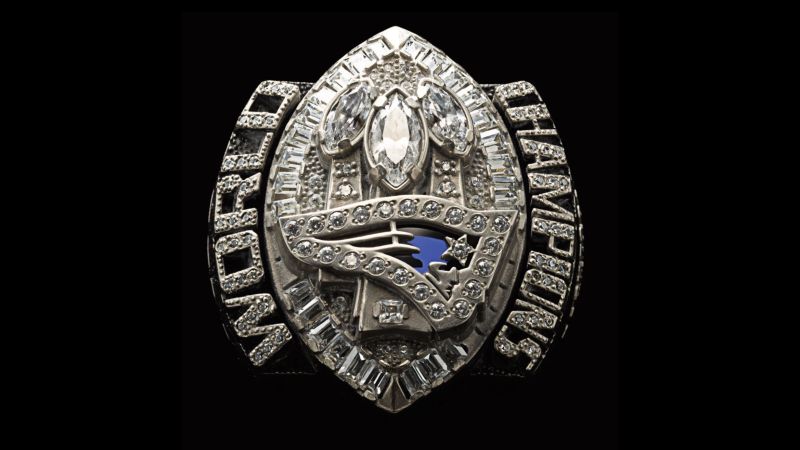 Patriots last super hot sale bowl ring