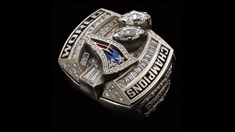 Patriots super bowl hot sale ring 6