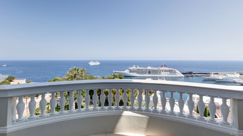 <strong>Mild and bright: </strong>Monaco's typically sunny days matched with pleasant temperatures -- it doesn't dip much below 55 F (13 C) even in winter -- were a consideration in building out the rooms' balconies.