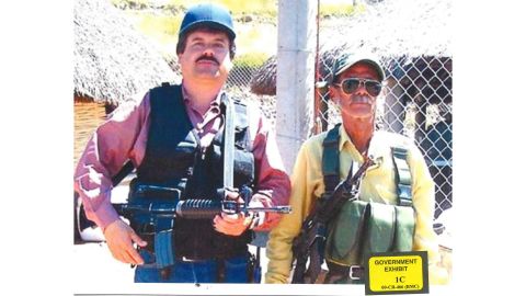Joaquin "El Chapo" Guzman is pictured on the left.