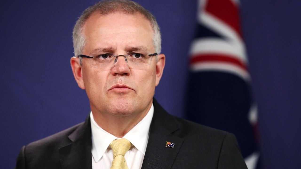 Prime Minister Scott Morrison speaks during a press conference on November 22, 2018 in Sydney, Australia. 