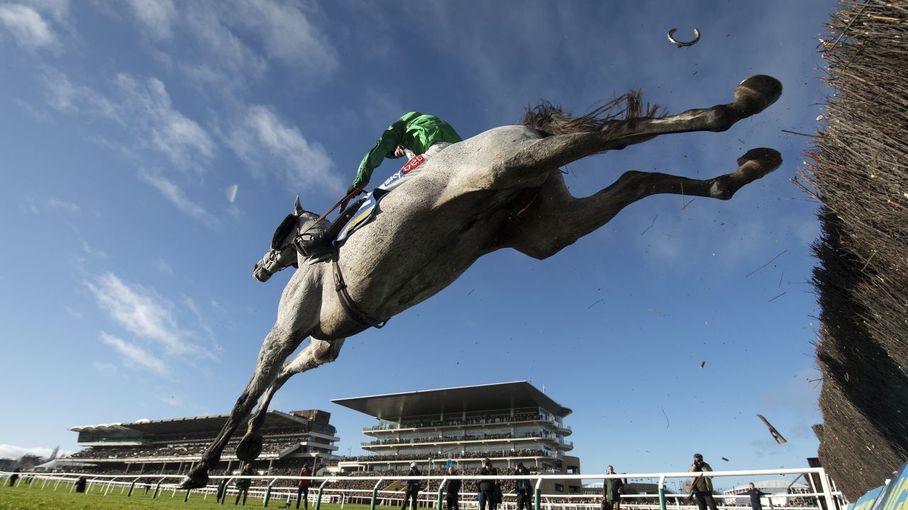 This shot of a flying lucky horseshoe was part of Whitaker's award-winning portfolio in 2018.