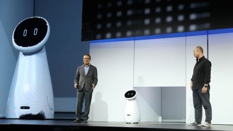 Samsung's Bot Air roams around to purify the air