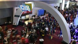 LAS VEGAS, NEVADA - JANUARY 08:  Attendees walk along during CES 2019 at the Las Vegas Convention Center on January 8, 2019 in Las Vegas, Nevada. CES, the world's largest annual consumer technology trade show, runs through January 11 and features about 4,500 exhibitors showing off their latest products and services to more than 180,000 attendees. (Photo by David Becker/Getty Images)