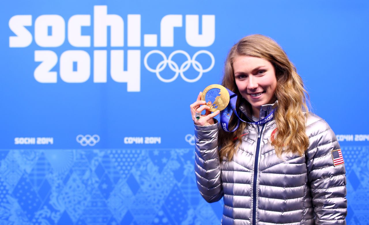 As world champion, the pressure was on the 18-year-old to perform at the 2014 Sochi Winter Olympics. She didn't disappoint. Shiffrin became the youngest ever Olympic slalom champion and the first American to win the title in 42 years.