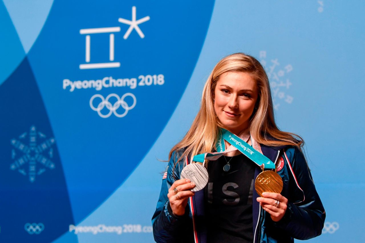 As her reputation grew, so did her popularity and all eyes were on Shiffrin to perform at the 2018 Winter Olympics. She was affected by the weather-hit schedule and despite winning gold in the giant slalom and silver in the combined she missed out completely in slalom. But she won the World Cup overall and slalom titles again at the end of the season to confirm her status as America's new superstar.  
