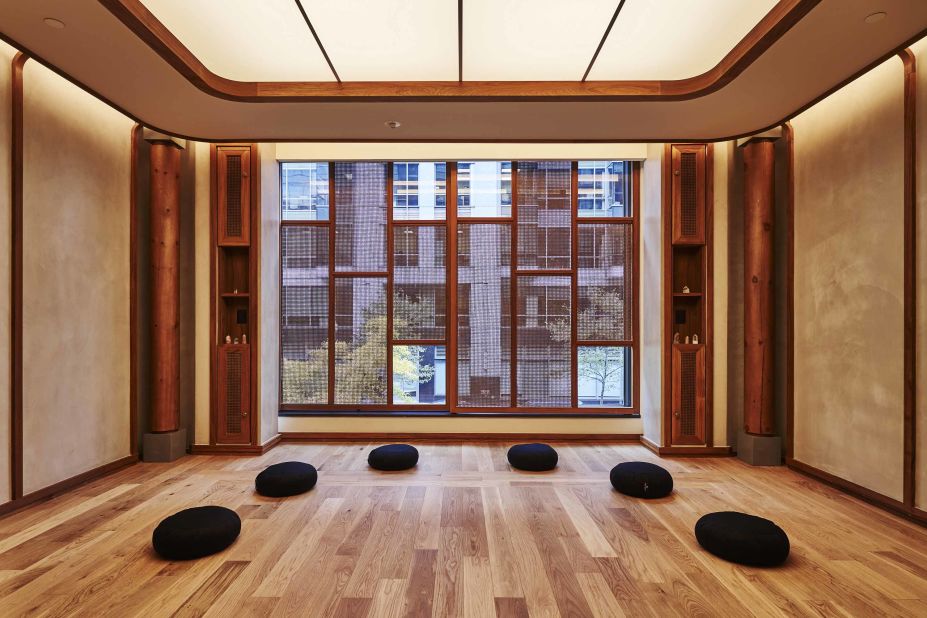 <strong>Eaton DC, Washington, DC:</strong> The 209-room hotel is meant to be a hub for mindfulness and creative collaboration with a radio station, wellness-forward beverages like activated charcoal shots, crystals gifted at check-in and in-room Himalayan salt lamps.