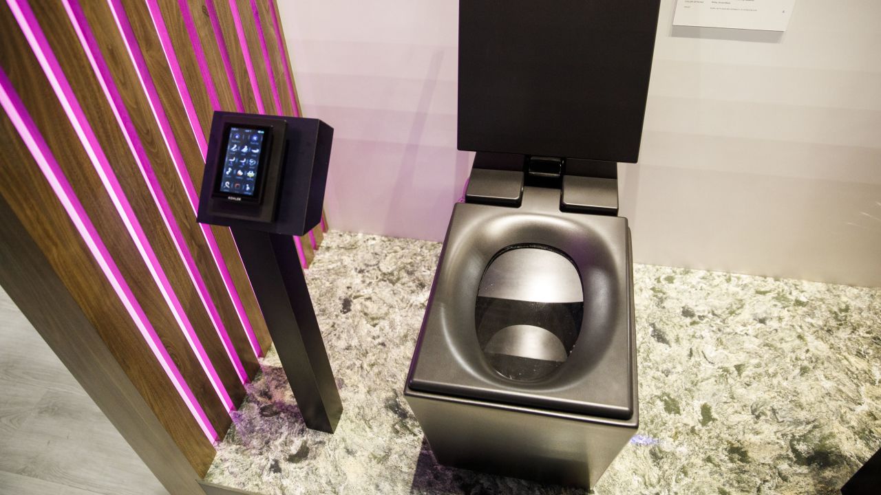 Kohler's Numi toilet comes with built-in Alexa control.