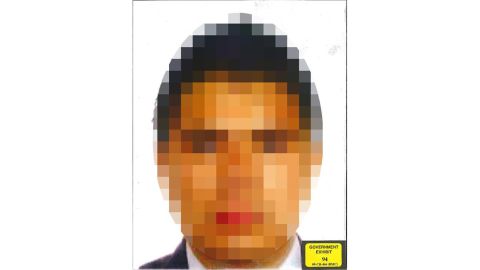 Prosecutors released this pixelated photo of Christian Rodriguez to protect his identity, after he gave authorities access to El Chapo's private communications.