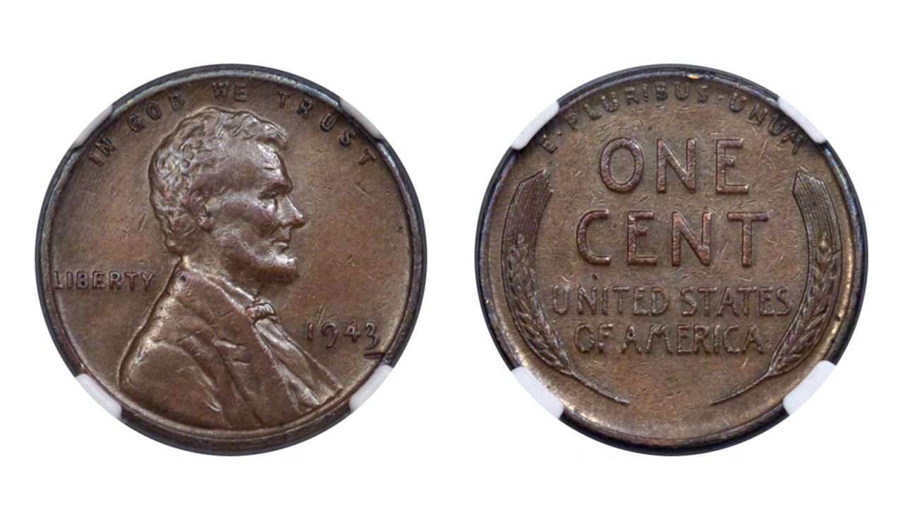 1943 copper penny auction