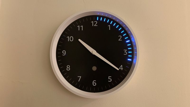 Amazon echo store smart wall clock