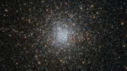 This rich and dense smattering of stars is a massive globular cluster, a gravitationally-bound collection of stars that orbits the Milky Way. Globular clusters are denser and more spherical than open star clusters like the famous Pleiades. They typically contain hundreds of thousands of stars that are thought to have formed at roughly the same time. Studies have shown that this globular cluster, named NGC 6139, is home to an aging population of stars. Most globular clusters orbiting the Milky Way are estimated to be over 10 billion years old; as a result they contain some of the oldest stars in our galaxy, formed very early in the galaxy's history. However, their role in galactic evolution is still a matter of study. This cluster is seen roughly in the direction of the centre of the Milky Way, in the constellation of Scorpius (The Scorpion). This constellation is a goldmine of fascinating astronomical objects. Hubble has set its sights on Scorpius many times to observe objects such as the butterfly-like Bug Nebula, surprising binary star systems, and other dazzling globular clusters.