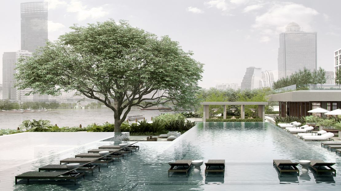 The Four Seasons Bangkok property is situated on the historic Chao Phraya River. 
