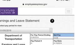 This is federal employee William Striffler's paycheck this morning.