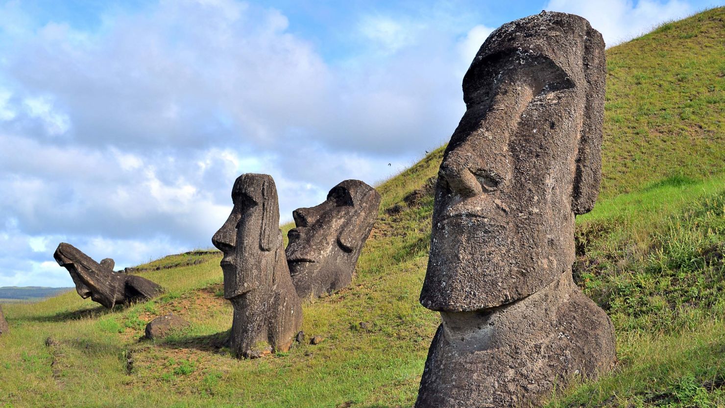 Researchers say Easter Island's statues were situated near sources of fresh water.