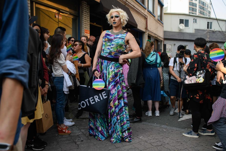 Trans and drag performers began appearing in clubs for soldiers' entertainment, and the area soon became a refuge for different kinds of "marginalized people," according to Todd Henry, a professor of modern Korean history at the University of San Diego. 