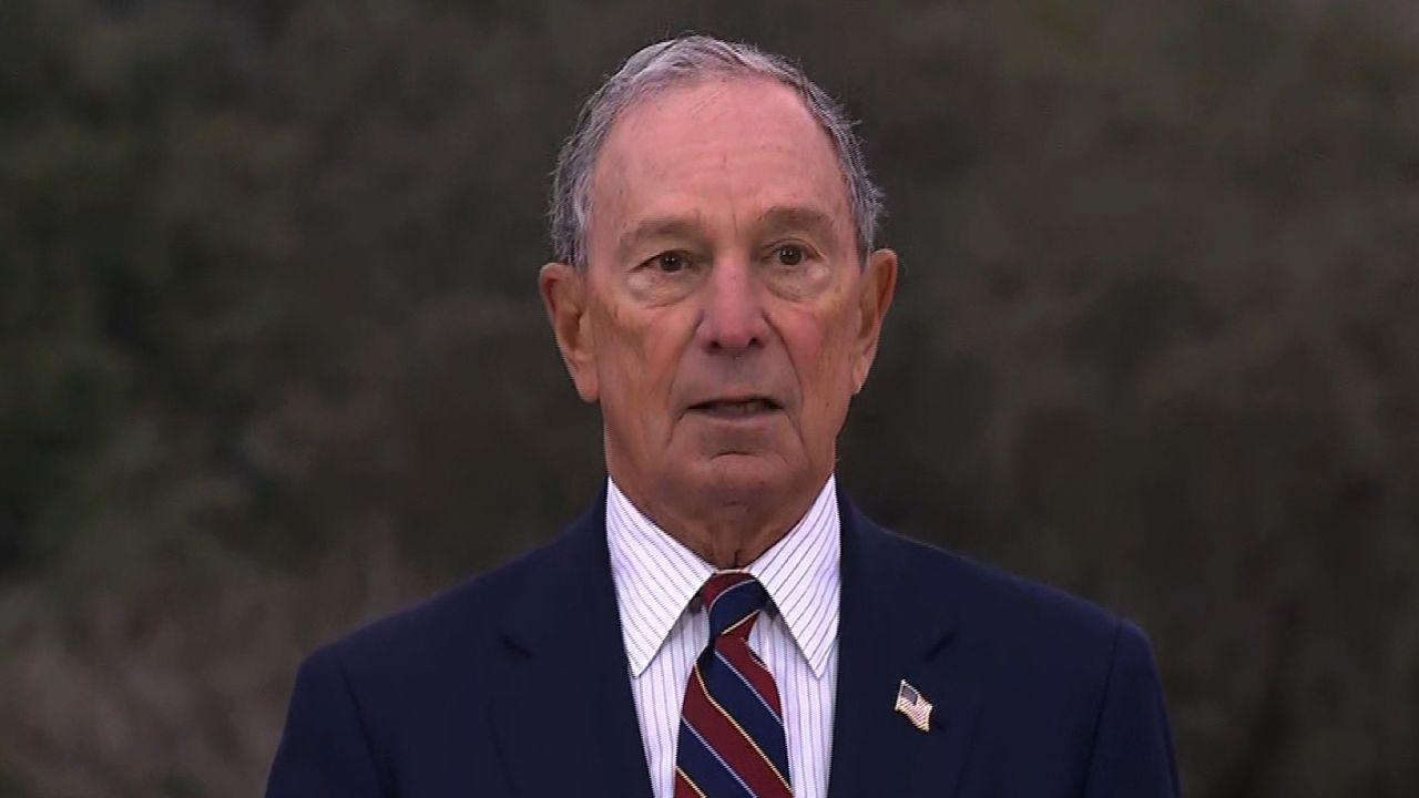 Michael Bloomberg presents a climate award to the mayor of Austin, TX press conference/LIVE