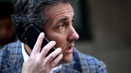 NEW YORK, NY - APRIL 13:  Michael Cohen, U.S. President Donald Trump's personal attorney, takes a phone call  as he sits outside near the Loews Regency hotel on Park Ave on April 13, 2018 in New York City. Following FBI raids on his home, office and hotel room, the Department of Justice announced that they are placing him under criminal investigation. (Photo by Yana Paskova/Getty Images)
