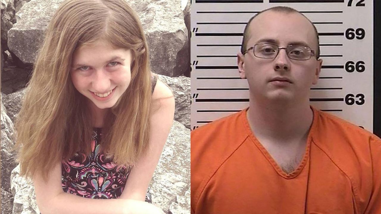 Jayme Closs, left, and the suspect in her kidnapping, Jake Thomas Patterson