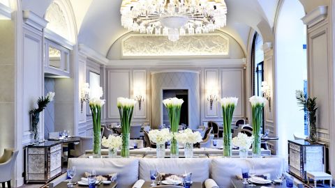 Paris' Hotel George V is an art deco masterpiece and one of the city's absolute best and most luxurious stays.