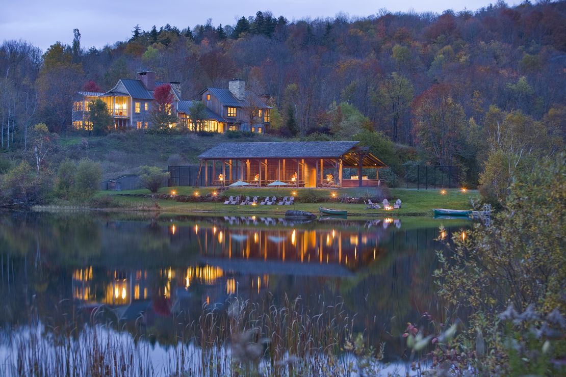 Nestled in the heart of Vermont, the bucolic Twin Farms sits on 300 acres and caters to those looking for seclusion and luxury.