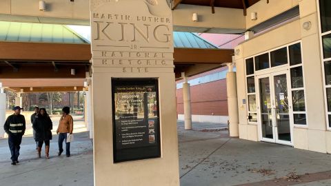 The Martin Luther King Jr. National Historic Site is one of many National Park Service facilities closed during the partial government shutdown.
