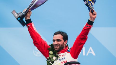 Jerome d'Ambrosio moved top of the leaderboard after winning the Marrakesh ePrix.