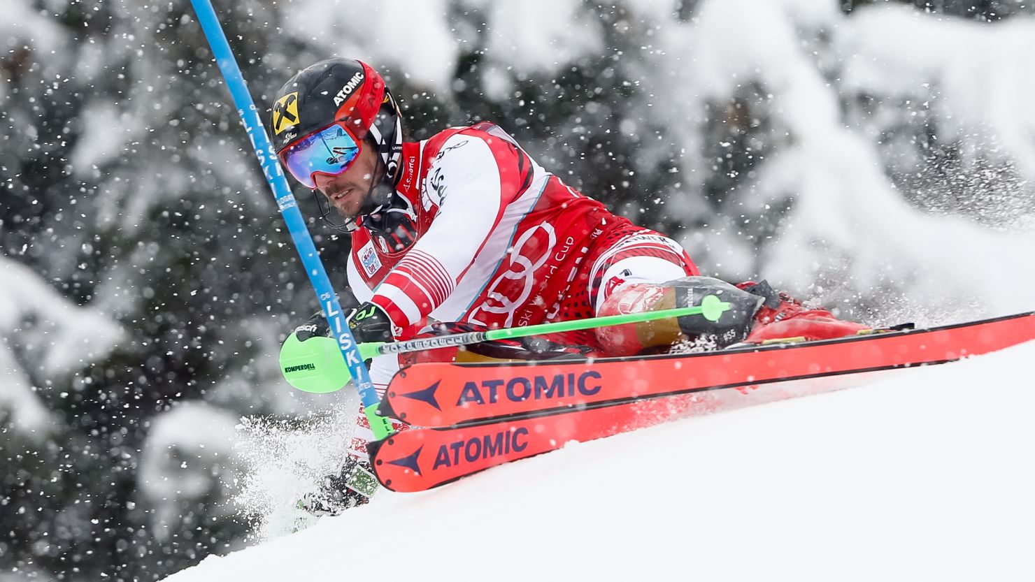 Hirscher was recently named "Champion of Champions" for 2018 by French newspaper L'Equipe.