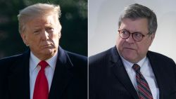 Donald Trump William Barr split