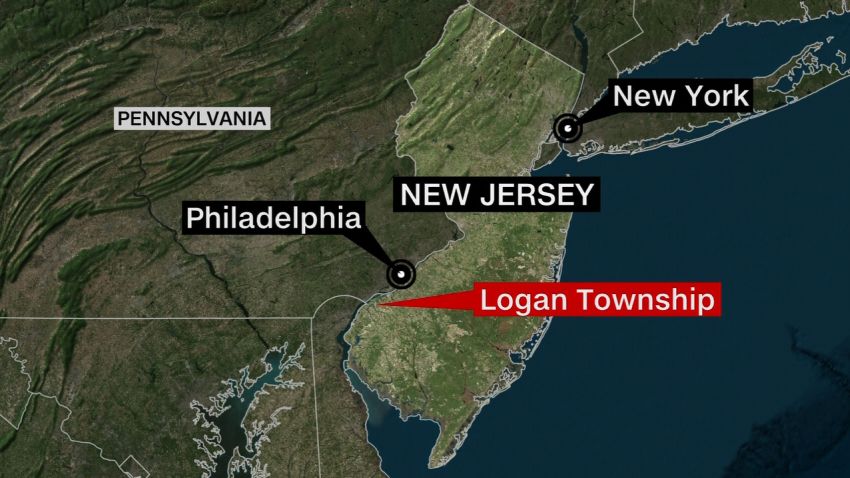 Logan Township NJ map