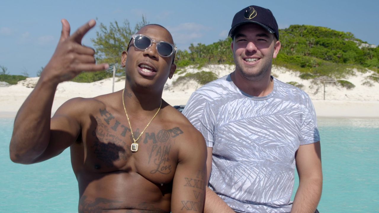 Ja Rule, left, and Billy McFarland in "Fyre."
