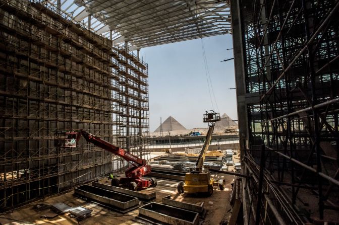 <strong>Grand Egyptian Museum, Cairo, Egypt -- </strong>The museum will bring together tens of thousands of artifacts, from a colossal, 83-ton granite statue of Rameses the Great to over 5,000 objects belonging to Tutankhamun -- the first time the complete contents of the pharaoh's tomb will be displayed together since it was discovered in <a href="https://cnn.com/travel/article/tutankhamun-grand-egyptian-museum/index.html" target="_blank">1922</a>. Pandemic-related setbacks have pushed the grand opening of the museum to 2021.