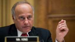 Rep. Steve King (R-IA) questions witnesses during a House Judiciary Committee hearing concerning the oversight of the US refugee admissions program, on Capitol Hill, October 26, 2017 in Washington, DC.