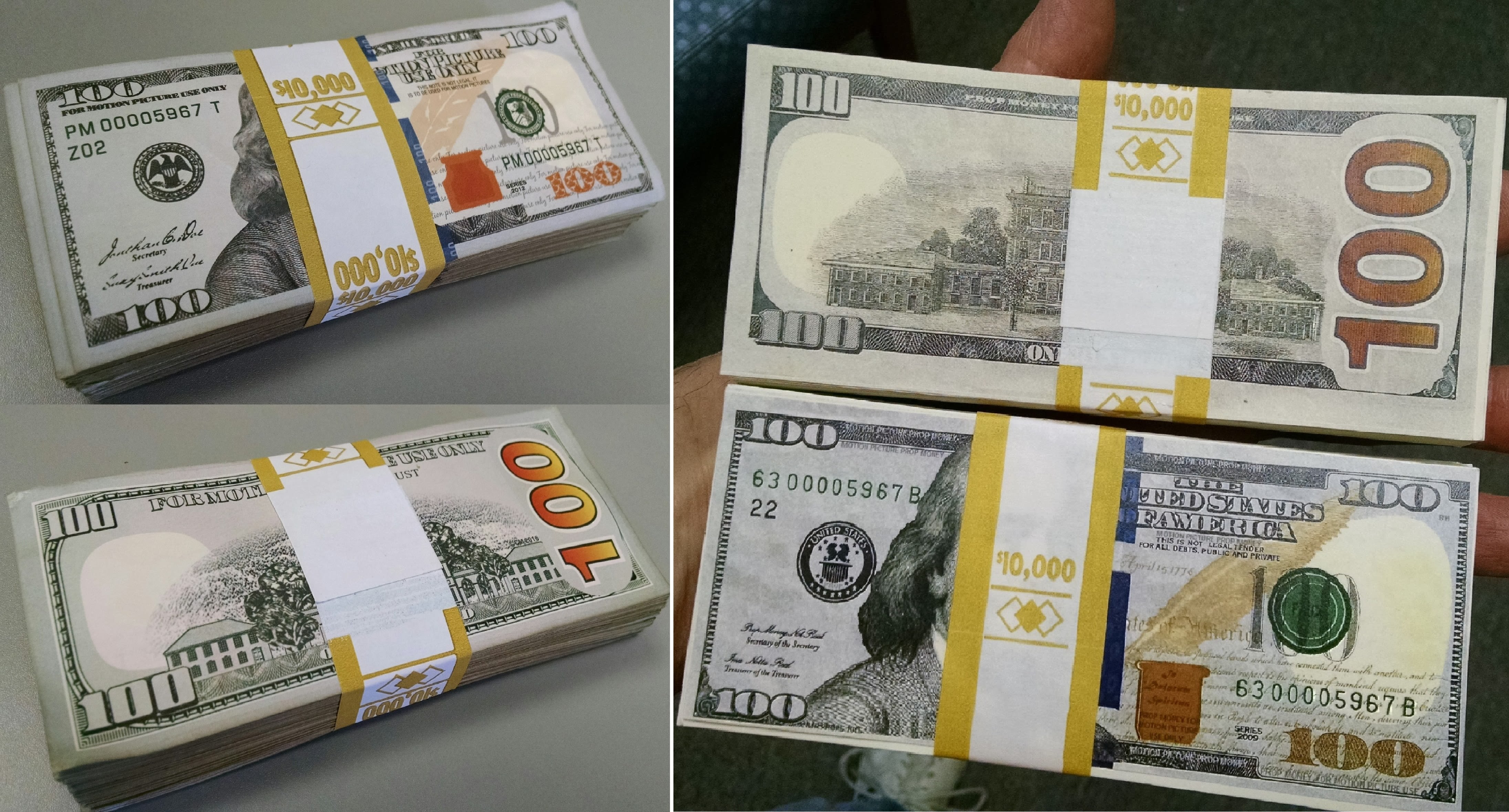 Where does fake movie money come from?