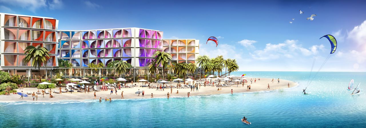 <strong>Main Island: </strong>The developer says the five-star resort will contain 839 suites and deluxe apartments.