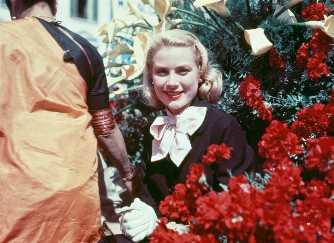 American actress Grace Kelly attends the Cannes Film Festival, circa 1955.