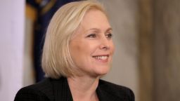 WASHINGTON, DC - NOVEMBER 14: Sen. Kirsten Gillibrand (D-NY) attends a post-midterm election meeting of Rev. Al Sharpton's National Action Network in the Kennedy Caucus Room at the Russell Senate Office Building on Capitol Hill November 14, 2018 in Washington, DC. Politicians believed to be considering a run for the 2020 Democratic party nomination, including Sen. Elizabeth Warren (D-MA) and Sen. Kamala Harris (D-CA), addressed the network meeting as well as House members vying for leadership positions. (Photo by Chip Somodevilla/Getty Images)