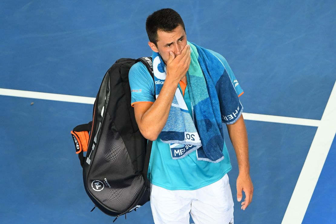 Bernard Tomic lost in the first round of the Australian Open, then took aim at his Davis Cup captain. 