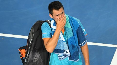Bernard Tomic lost in the first round of the Australian Open, then took aim at his Davis Cup captain.