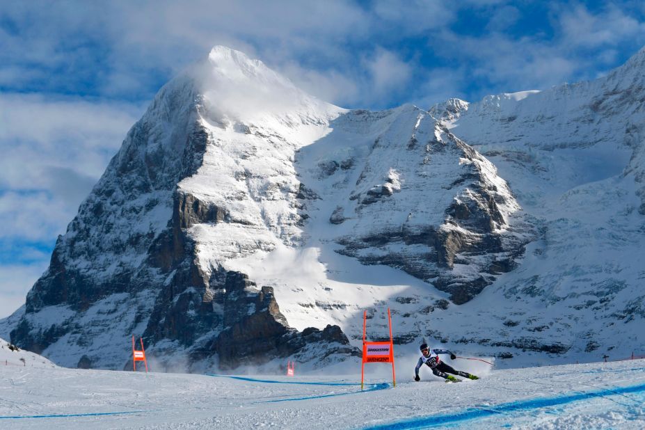 The Lauberhorn downhill race in Wengen, Switzerland marks the start of World Cup skiing's Classic season.  