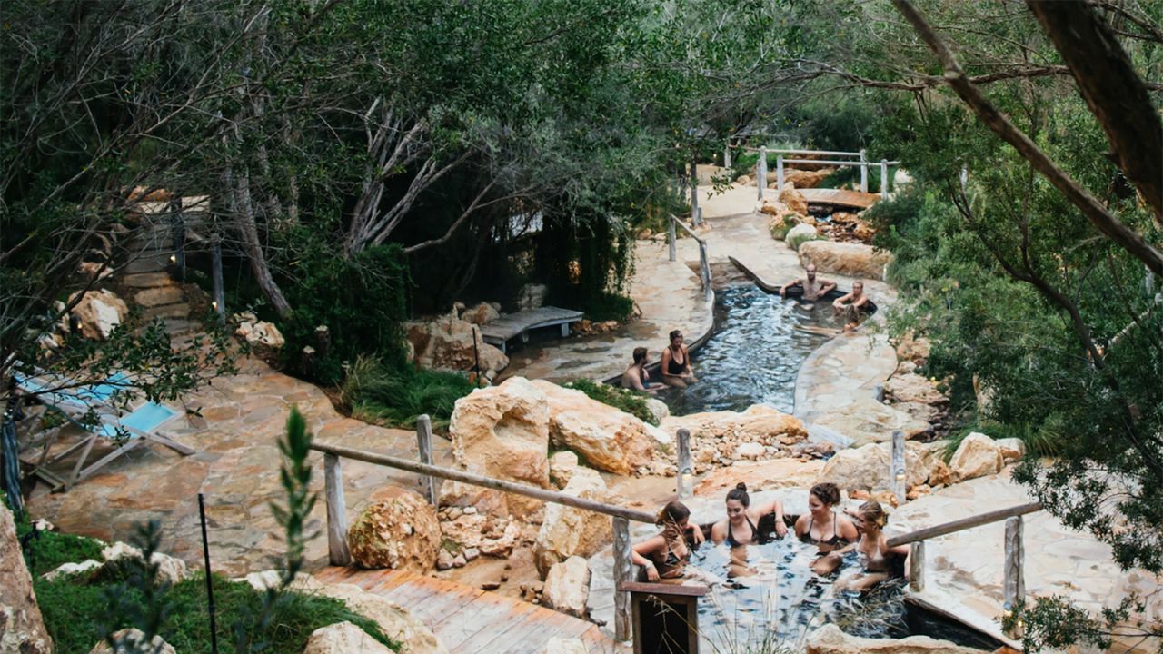 We've walked you around enough. How about a relaxing visit to the Peninsula Hot Springs?