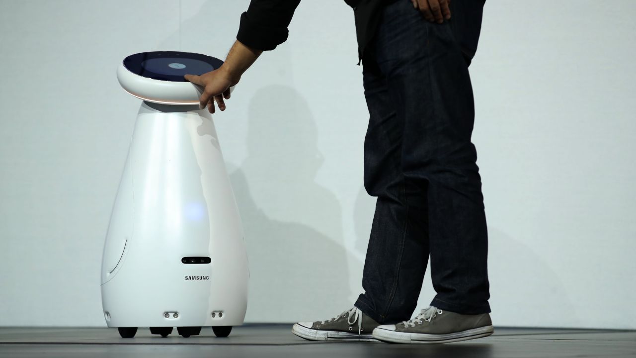 The Samsung Bot Care prototype could take vitals and track sleep patterns.