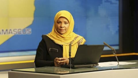 American-born Marzieh Hashemi is a news anchor for Press TV,  Iran 's English-language service.
