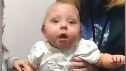 Bright baby hears first time