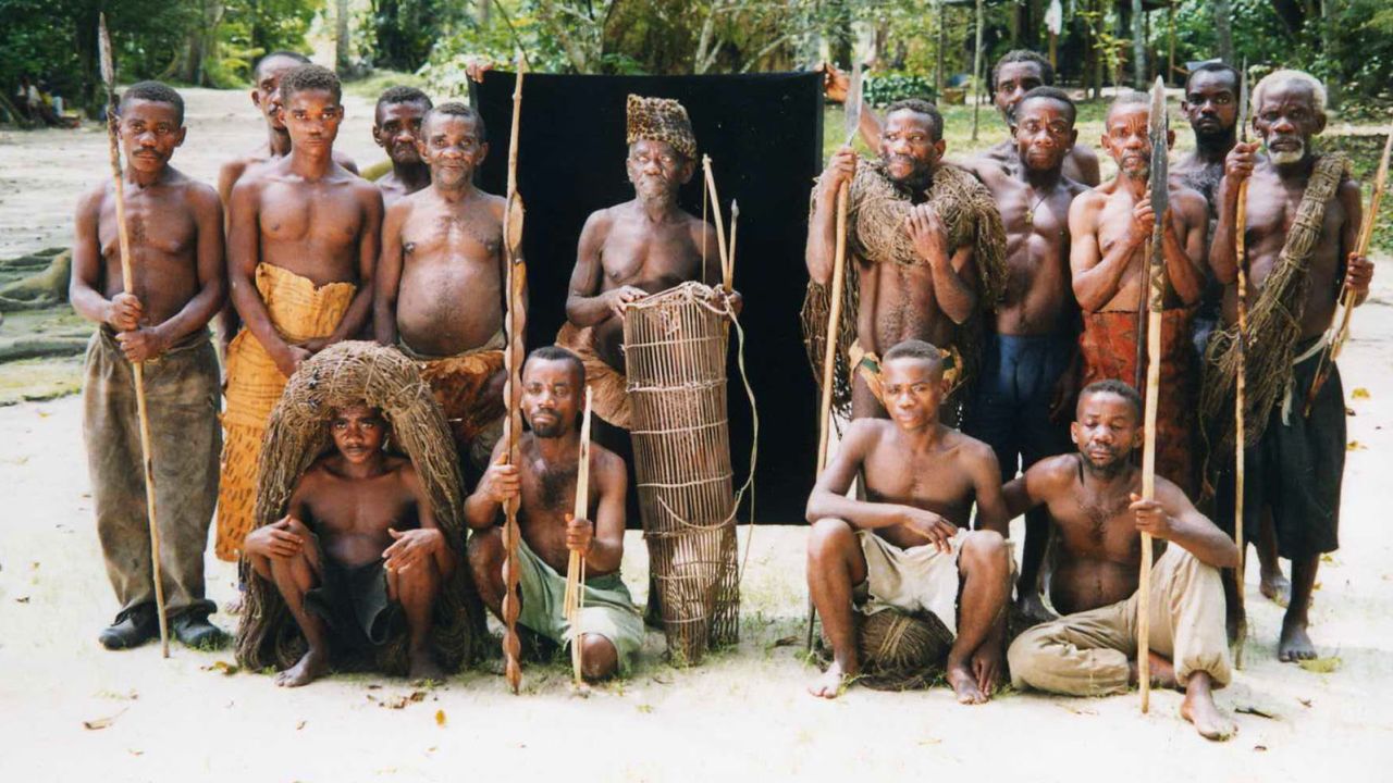 Mbuti pygmies village have been living in the Ituri rainforest for thousands of years. The Okapi Reserve supports their nomadic lifestyle, providing healthcare and financial assistance.