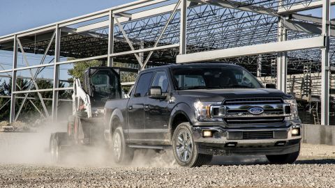 An electric pickup would be ideal for customers with the right needs, said Jim Farley, President of Global Markets at Ford. A gasoline-powered truck is shown here.